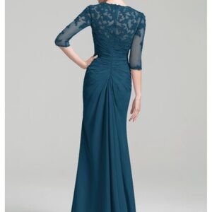 JJs House Teal Long Sleeve Dress